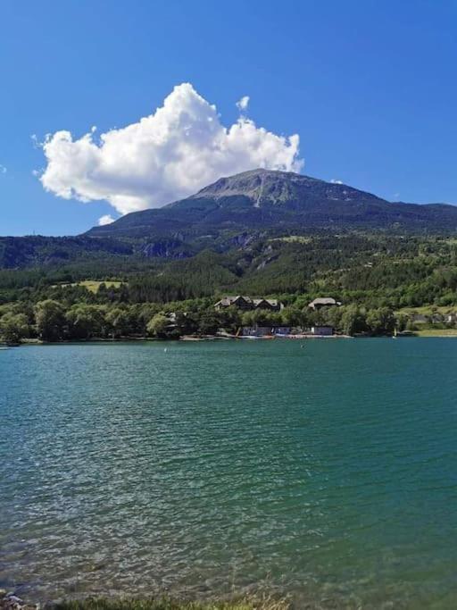 Duplex Cocooning Avec Vue Lac Et Montagnes Savines Dış mekan fotoğraf