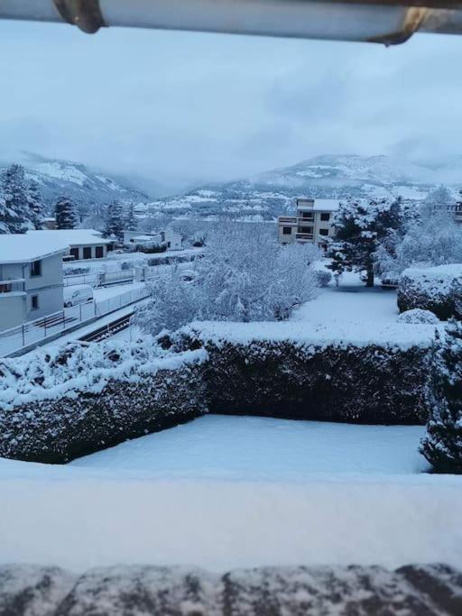 Duplex Cocooning Avec Vue Lac Et Montagnes Savines Dış mekan fotoğraf
